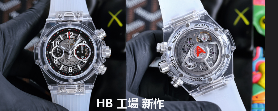HB 工場 新作 ウブロ ビッグバン 411.JX.4802.RT スーパーコピー HB工場実物 最高品質 Cal.HUB 1220搭載 28800振動.jpg